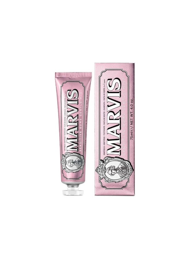 Marvis Sensitive Gum Toothpaste with Soothing Mint Flavor - 75ml - Image 2